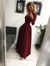 Zdjęcie Sukienka maxi Margaret kolor bordowy - Jordanów