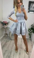 Zdjęcie Sukienka Glamour krótka kolor szary - Myślenice