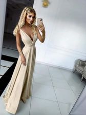 Zdjęcie Sukienka Ilona brokat kolor złoty - Kraków