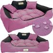 Doggy Legowisko Domek Kojec Buda Dla Psa Kanapa Z Daszkiem Okrągłe Ø80 Cm Czarny