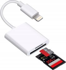 Zdjęcie KABEL OTG PRZEJŚCIÓWKA Z LIGHTNING APPLE NA CZYTNIK KART SD MICROSD - Dębno