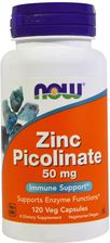 Zdjęcie Now Foods Zinc Picolinate 50mg 120kaps. - Żychlin