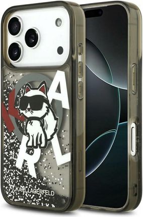 Karl Lagerfeld Etui Liquid Glitter Choupette Logo Magsafe Do