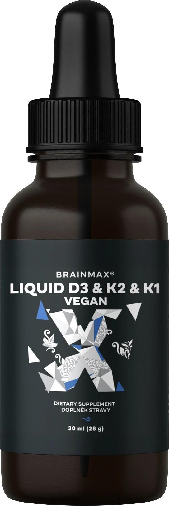 Brainmax Płyn D3 & K2 K1 30ml - Opinie i ceny na Ceneo.pl