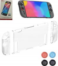 Zdjęcie TRANSPARENTNE TWARDE ETUI OCHRONNE NAKŁADKA PC CASE NINTENDO SWITCH 2 GRIPY - Tarnów