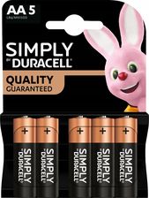 Zdjęcie Duracell Baterie Aa Simply 5 szt., - Toszek