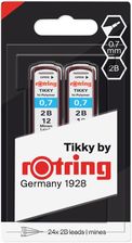 Zdjęcie Rotring Grafity Do Ołówków Tikky 0,7Mm 2B 24 Grafitów 2 Opakowania 1908366 - Serock