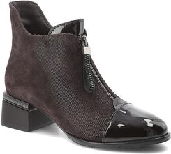Zdjęcie Brązowe Botki S.Barski Eleganckie Obuwie Damskie - Wisła