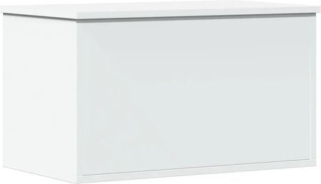 Gravora Skrzynia Dekoracyjna z Drewnopochodnego Materiału Biała 60x35x35cm (G0188471)