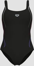 Zdjęcie Arena Strój Pływacki Jednoczęściowy Damski Ludovica Soft Curve Back Black Multi - Karpacz