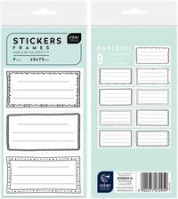 Zdjęcie Interdruk Naklejki Na Zeszyty. Ramki 9 Sztuk - Chełmno