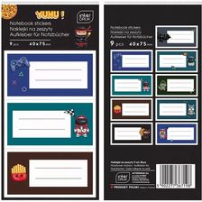 Zdjęcie Interdruk Naklejki Na Zeszyt 9 Szt. - Janikowo