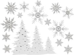 Zdjęcie Ekvip Świąteczne Naklejki Na Okna - Łódź