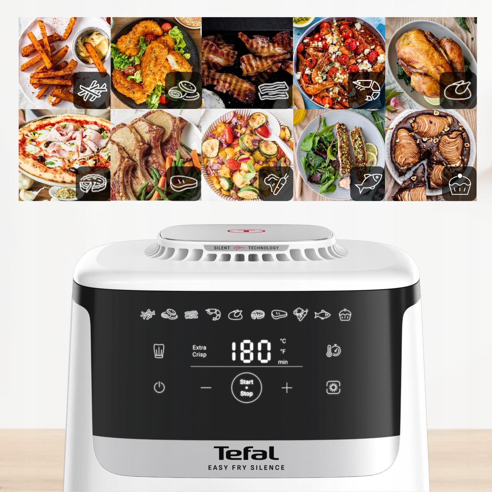фото Мультипечь Tefal Easy Fry Silence EY5521E0 1