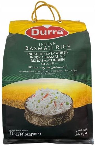 Indyjski Rice Durra Indyjski Ryż Basmati Długoziarnisty 4,5kg - Ceny i opinie - Ceneo.pl
