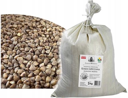 Zagroda Boryny Kasza Gryczana Delikatnie Prażona 3kg Warmia Bez Glifosatu