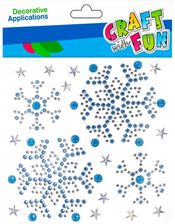 Zdjęcie Starpak Ozdoba Bn Samoprzylepne Kryształki Śnieżki - Czeladź