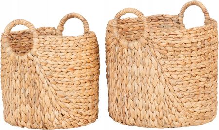 House Nordic 2x Kosze Koszyczki Naturalne Ozdobne do Pokoju PASSO PREMIUM (4401360)
