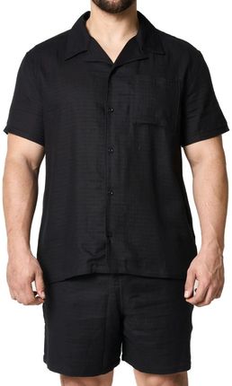 Koszula plażowa BOSS Vida_Shirt NERO (50540154-001)