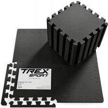 Zdjęcie Trex Sport Mata Puzzle Piankowa Gruba Do Ćwiczeń Pod Sprzęt Xxl 24 Szttrex 1Cm Czarny - Knurów