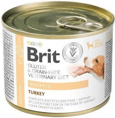 Brit Veterinary Diet Hepatic Turkey&Pea 200g ceny, opinie i