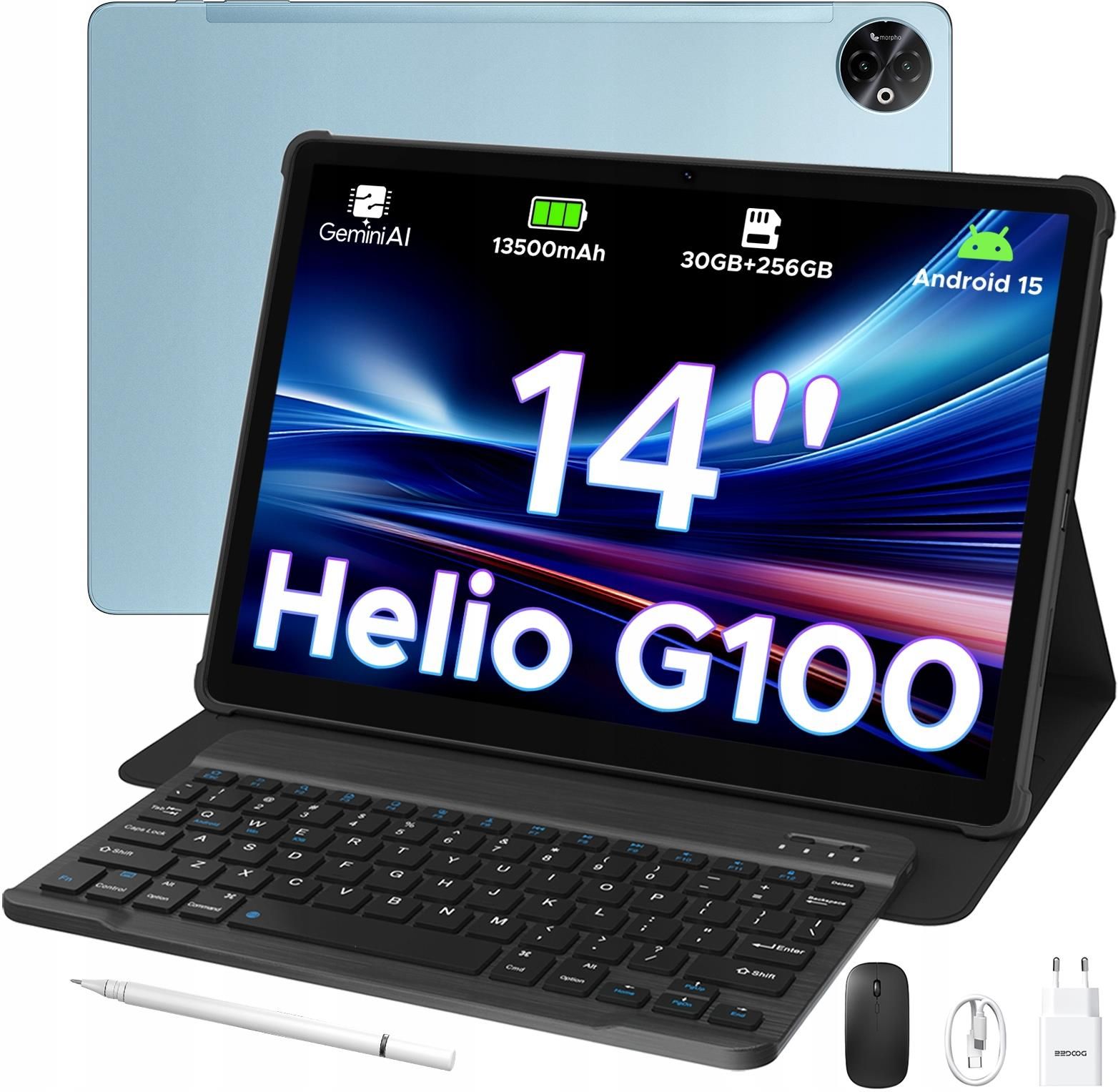 DOOGEE Tab E3 Max ブルー Tablet Doogee Tab E3 Max 14 32/256GB WiFi 