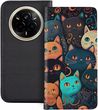 Superetui Etui Z Klapką Do Xiaomi Redmi A3 Koty Kotki Koteczki Kotełe Śmieszne (Czarnypokrowiecnamagnespw4725117401)