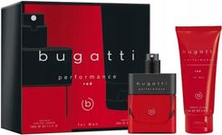 Zdjęcie Bugatti Zestaw Performance Red EDT 100ml + żel pod prysznic 200ml - Zagórz