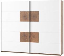 Zdjęcie Szynaka Meble Szafa Capri 2D Dąb Wotan / Biały Timber - Zielona Góra