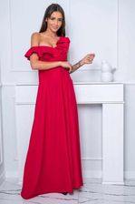 Zdjęcie Sukienka długa Anabel kolor czerwony z poświatą - Buk