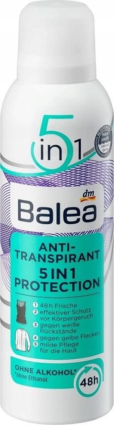 Balea Antitranspirant W Sprayu 5W1 Protection 200Ml - Opinie i ceny na ...