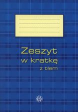 Zdjęcie Zeszyt W Kratkę Z Tłem 64 Kartki Niebieski - Wojkowice