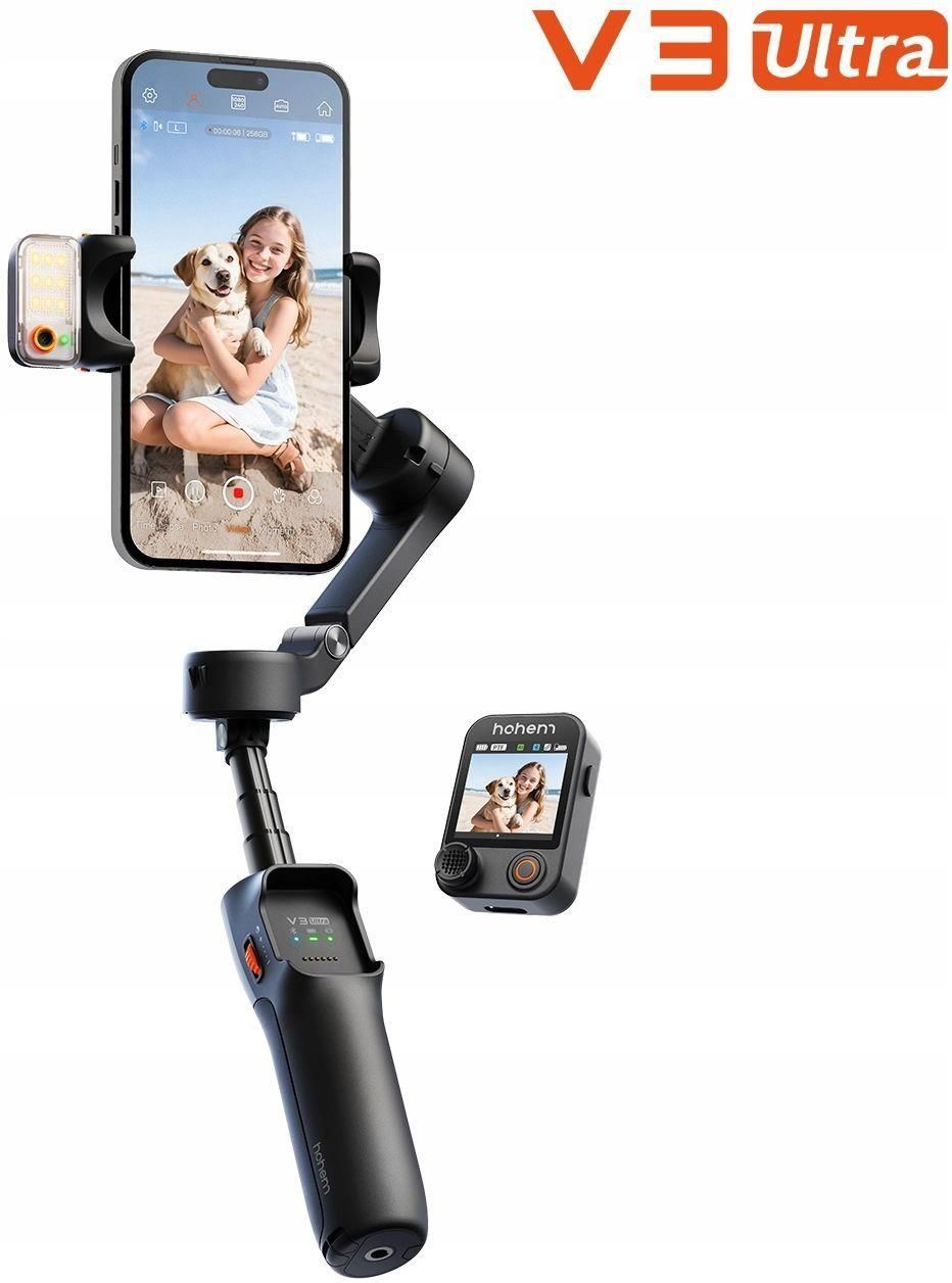 Gimbal Stabilizator Lampa LED Pilot Kijek na Telefon / Hohem