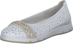 Zdjęcie [AC] Rieker Baleriny damskie L3062, biały, 39 EU - Żnin