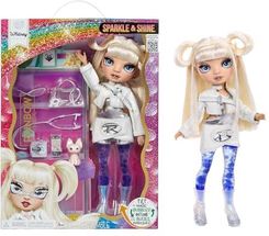 Zdjęcie Rainbow High Sparkle & Shine Doll Whitney 28 Cm Modna Lalka z Białymi Włosami i Magicznymi Bąbelkami w Nogach - Kraków