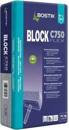 Bostik Block C750 Flex Wysoce Elastyczna Cementowa Zaprawa Uszczelniająca 1869030443