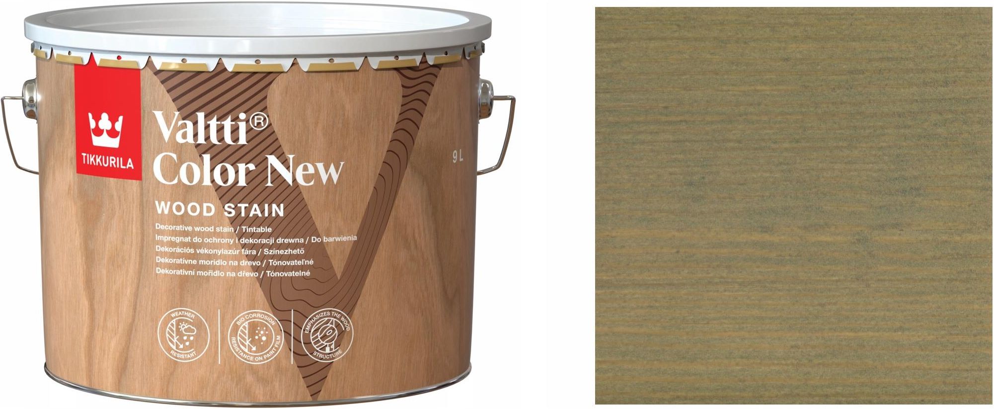 Tikkurila Valtti Color New 9L 5082 Laavu Impregnat Ochronny - Opinie i ...