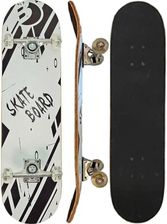 Zdjęcie deskorolka drewniana kid black & white best sporting - Tychowo