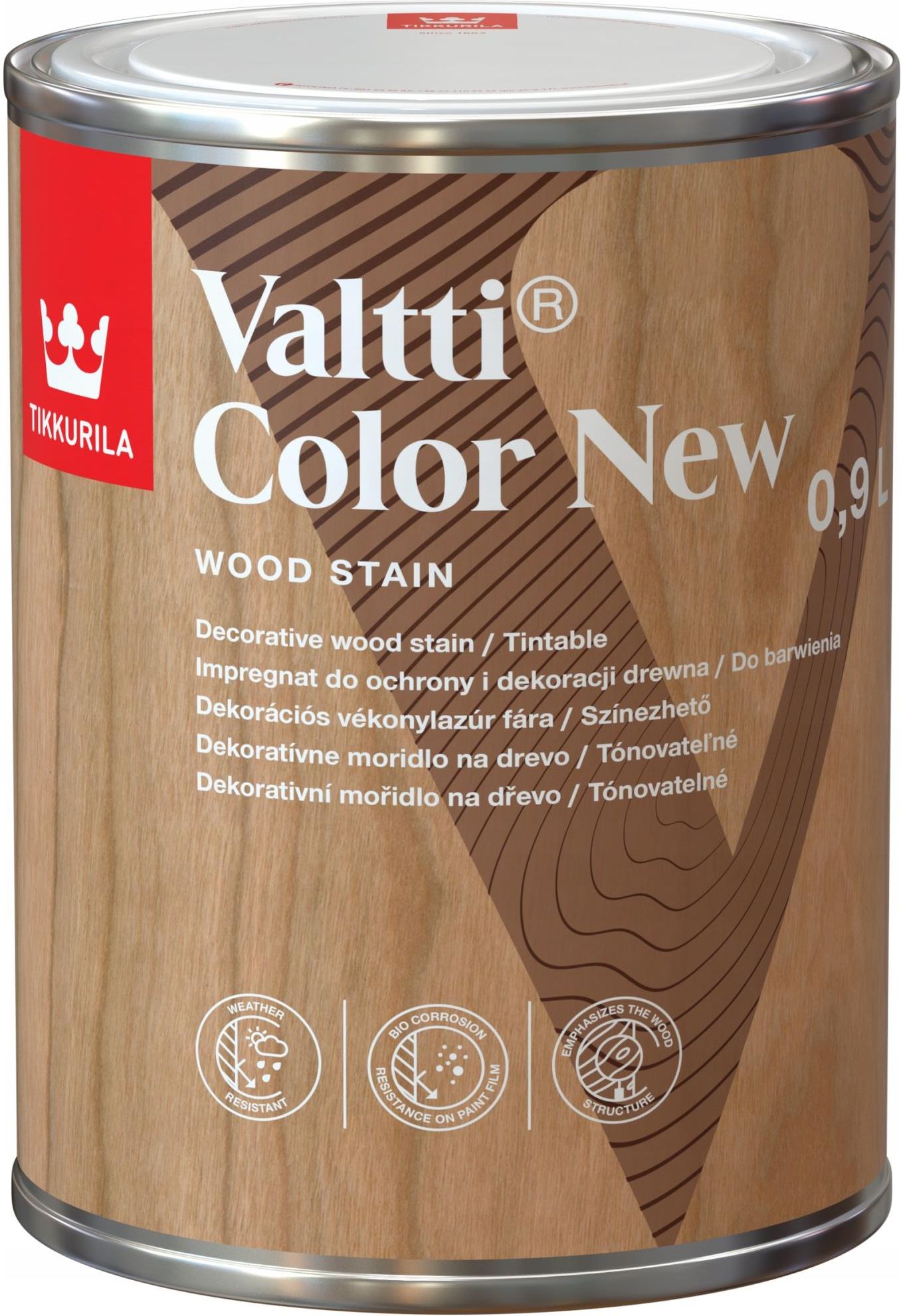 Valtti Color Tikkurila Valtti Color New 0,9L 219A Black Woodpecker Impregnat ...