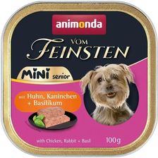 Animonda Pasztet Vom Feinsten Mini Senior Kurczak Kr�lik Bazylia Dla Ps�w 100g
