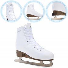 Zdjęcie Attabo Łyżwy Figurowe Dziecięce Oli Regulowane Biały - Serock