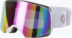 Zdjęcie 4F Gogle Narciarskie Dziecięce F040 White/Multicolor 23/24 - Świdnica