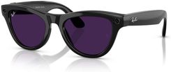 Zdjęcie Meta Inteligentne Okulary Ray-Ban Skyler Transitions Amethyst Shiny Black - Kętrzyn
