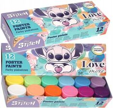 Zdjęcie St. Majewski Farby Plakatowe Stitch 20Ml 12 Kolorów Pastel 1972 5531 - Tarczyn