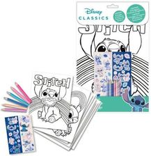 Zdjęcie Kids Euroswan - Akcesoria Licencyjne Zestaw Do Kolorowania Z Naklejkami I Kredkami | Lilo & Stitch - Nowy Sącz