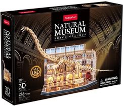 Zdjęcie Cubic Fun Puzzle 3D Led Natural Museum Brachiozaur L544H 216 El. - Bolesławiec
