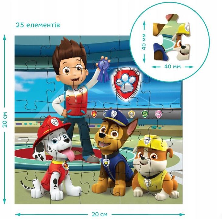 Dodo Puzzle Psi Patrol 3W1 Plac Zabaw Ilość El. 25 36 54 Dodo 200579 ...
