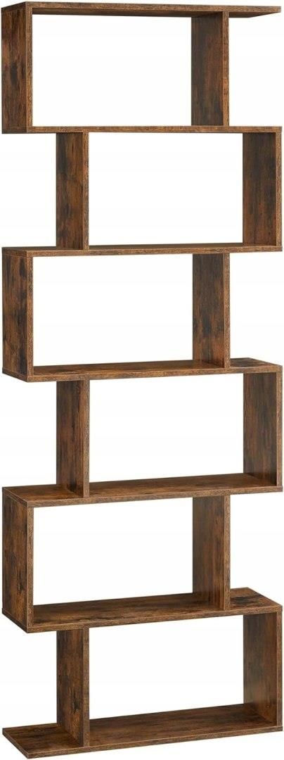 Vasagle Regał Na Książki Regał Otwarty Lbc61Bx 190x70x24cm Dąb ...