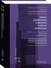 Zdjęcie Sądowe postępowanie w sprawach z zakresu prawa pracy [PRZEDSPRZEDAŻ] - Więcbork