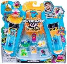 Zdjęcie Mr. Beast Mega Lab Swarms 12-Pack Figurki Zestaw Laboratorium MrBeast - Barczewo